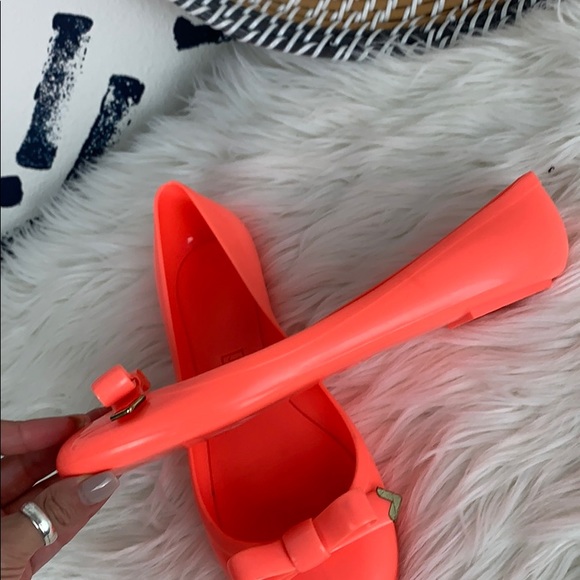 J Crew Rainy Day Bow Jelly Ballet Flats - Picture 4 of 7